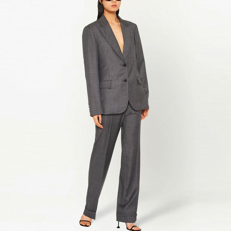 MIU MIU Grisaille Single breasted Blazer