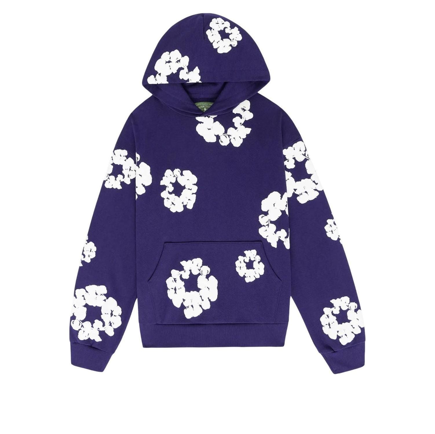 Denim Tears Cotton Wreath Hoodie 'Purple White' 301-200-30