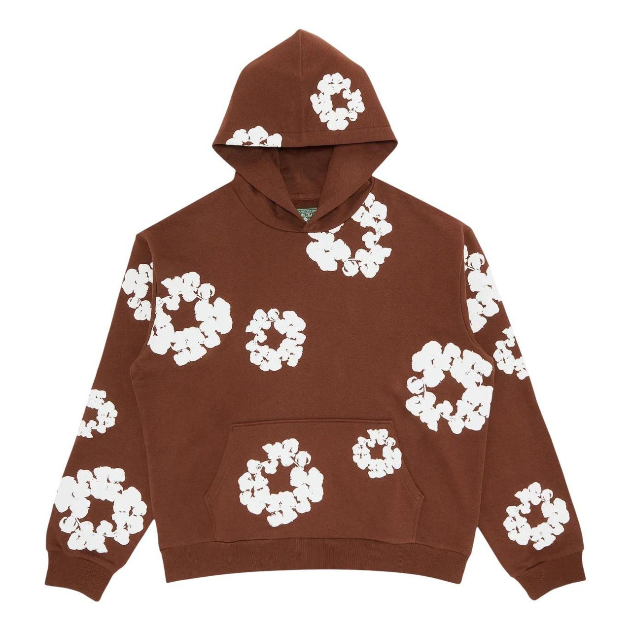 Denim Tears Cotton Wreath Hoodie 'Brown White' 301-905-30