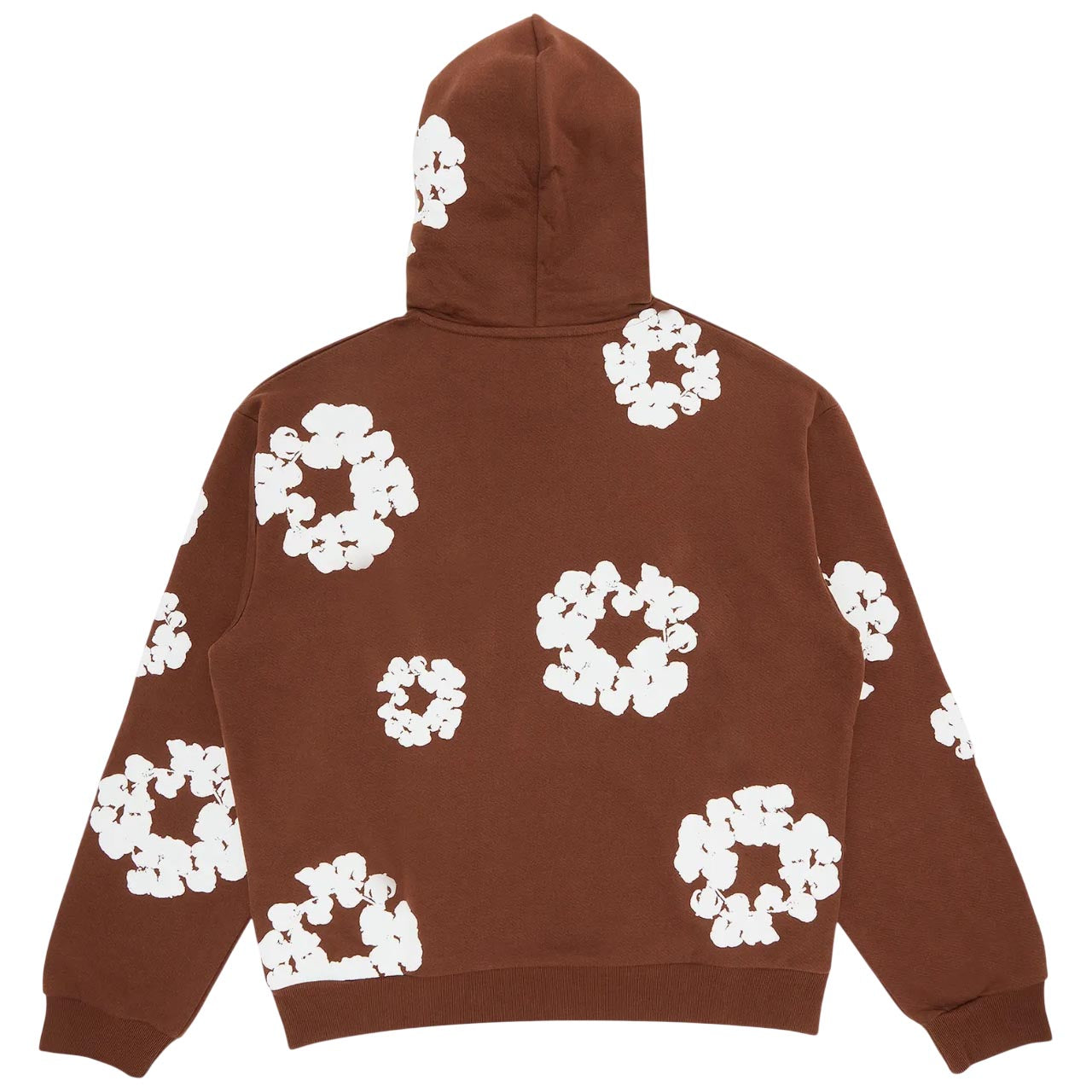 Denim Tears Cotton Wreath Hoodie 'Brown White' 301-905-30