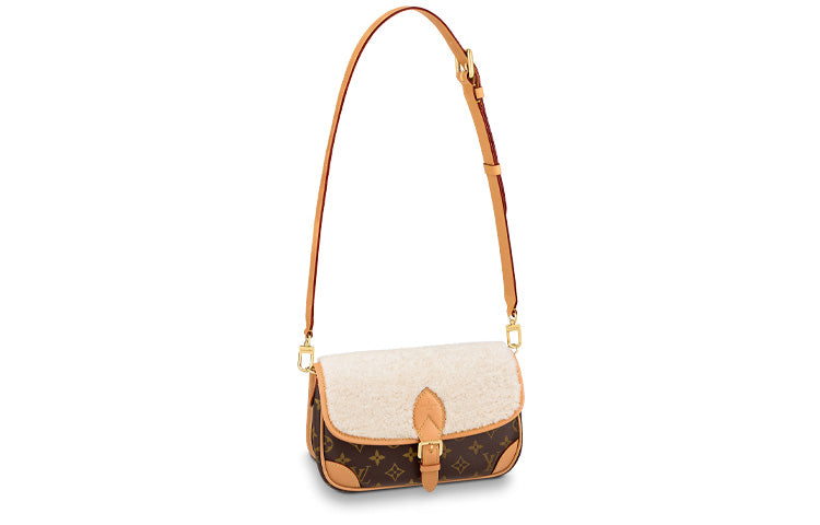 LOUIS VUITTON Diane Monogram Handbag Brown