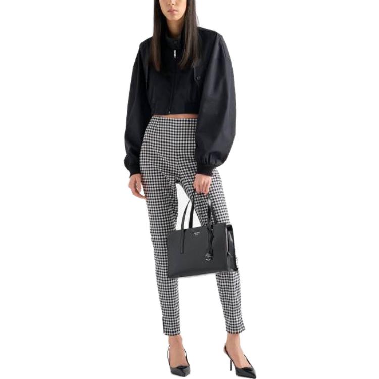 PRADA Cropped Coats Women's Black