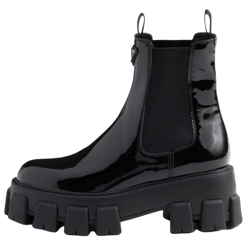 PRADA Monolith Chelsea Boots 5.5cm Women's Black