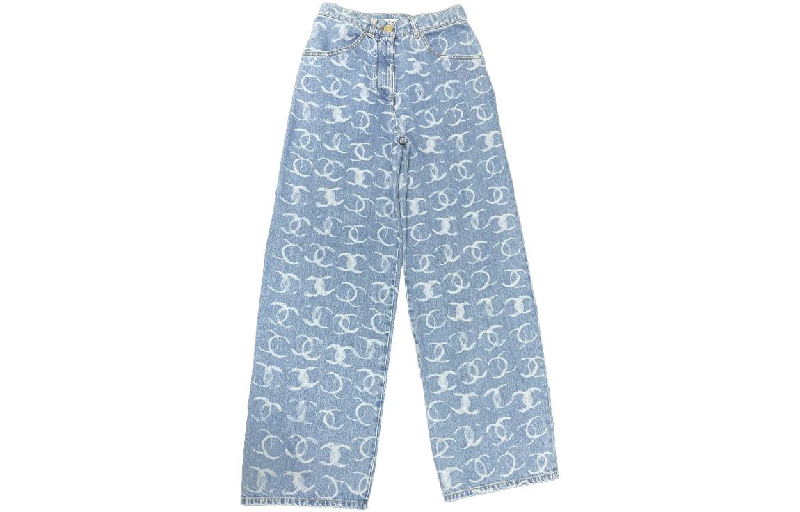 CHANEL Jeans Women's Blue