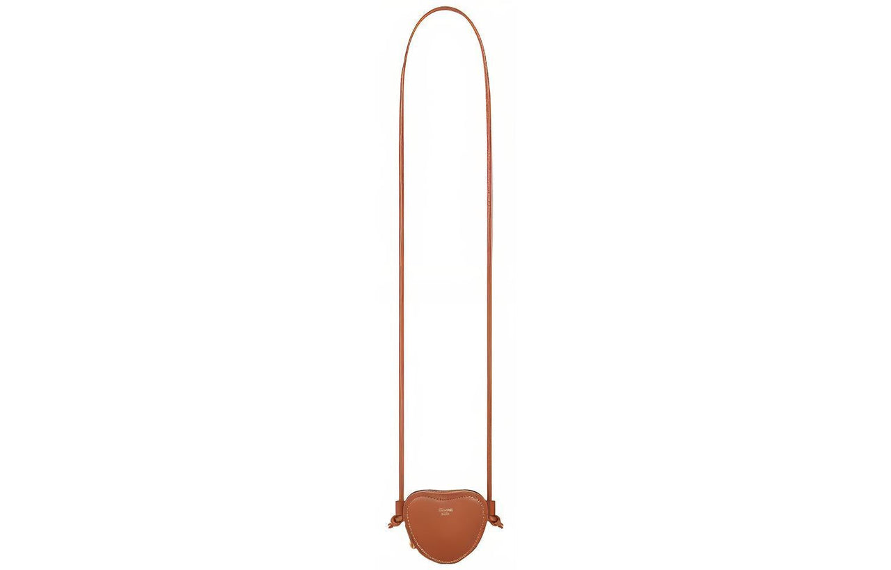 CELINE Smooth Cow Leather Shoulder Bag, Crossbody Bag Women's Tawny