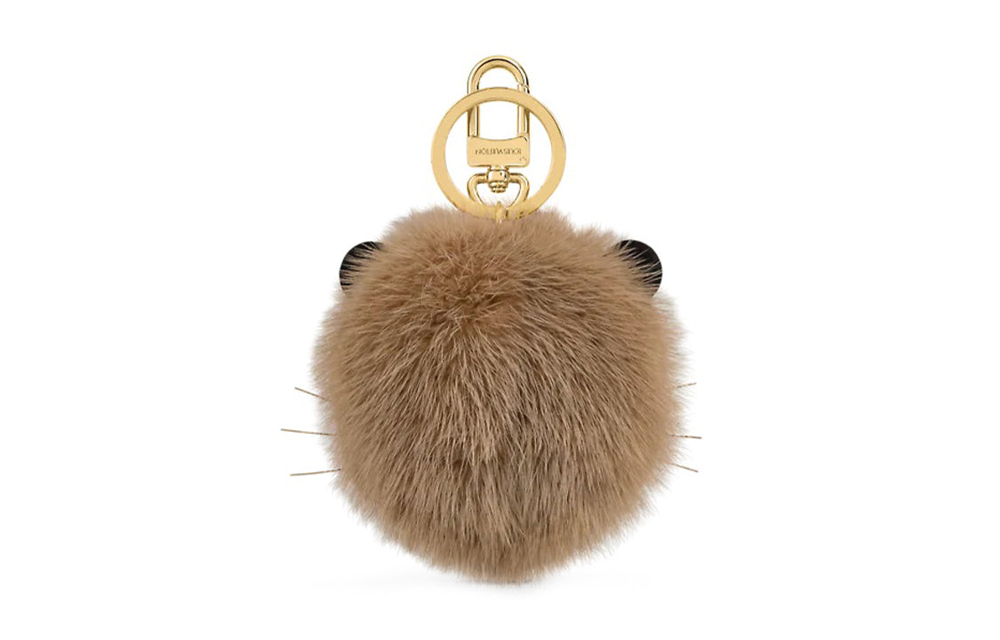 LOUIS VUITTON Porte   Clé Lion Pendants Unisex Brown