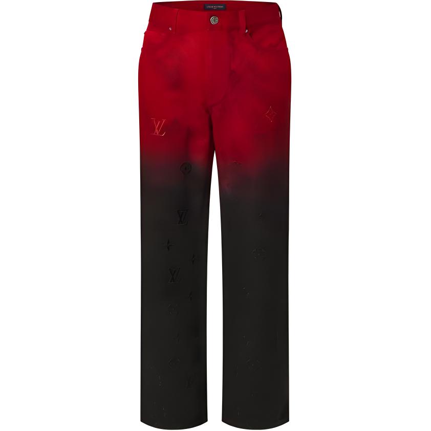 LOUIS VUITTON FW23 Jeans Men's Black