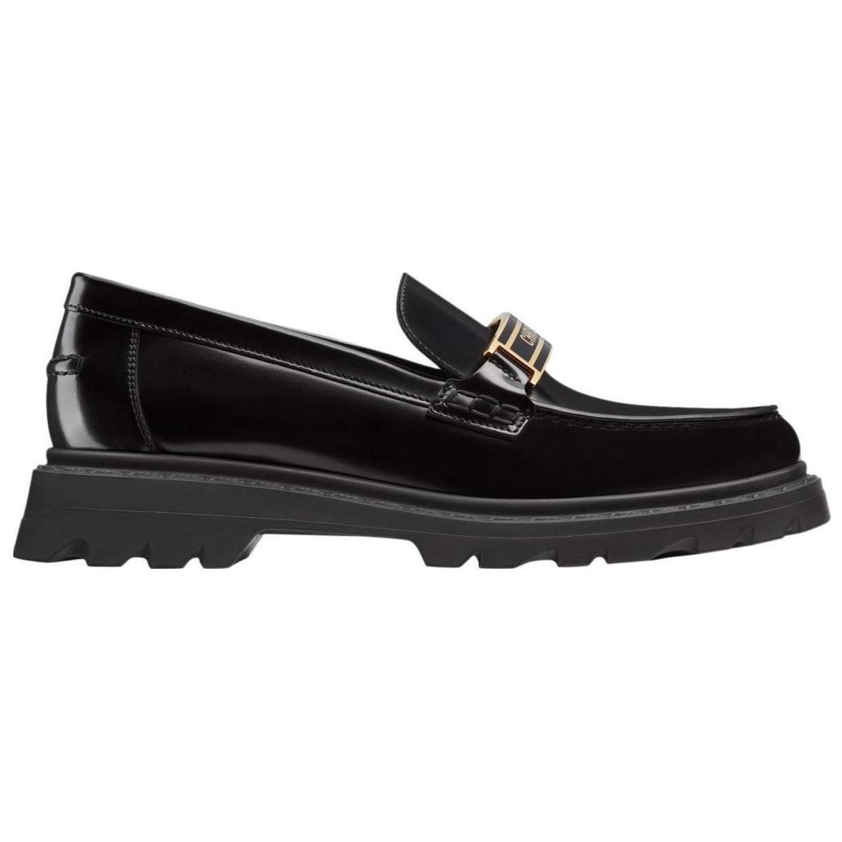DIOR Code Casual Single Shoes Women's Black