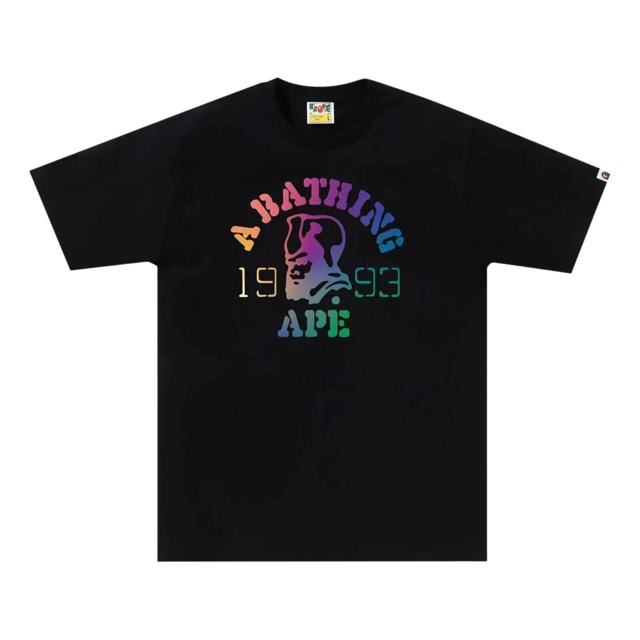 A Bathing Ape Gradation General T-Shirt 'Black' 1K30-110-055-BLK