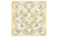 HERMES Silk Scarves Women's Sulfur/Blue/White