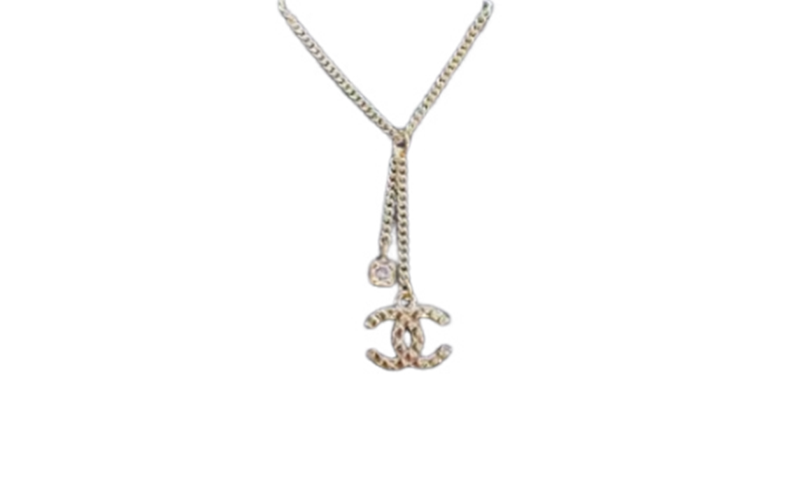 CHANEL Metal Necklaces Women's Gold