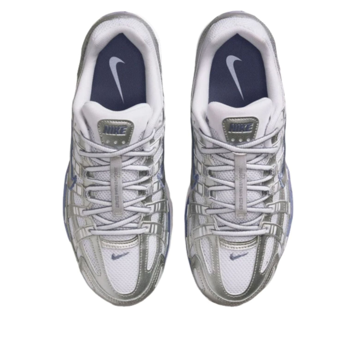 (WMNS) Nike P-6000 'Metallic Silver World Indigo' BV1021-014