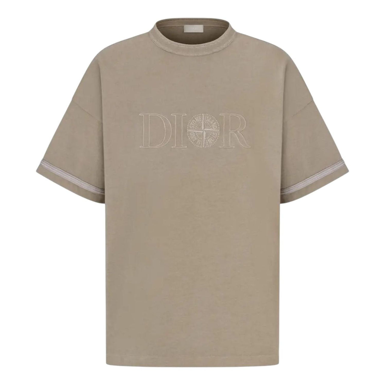 Dior x Stone Island T-Shirt 'Brown' 493J638A0554-C878