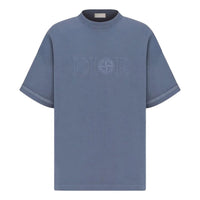 Dior x Stone Island T-Shirt 'Blue' 493J638A0554-C888