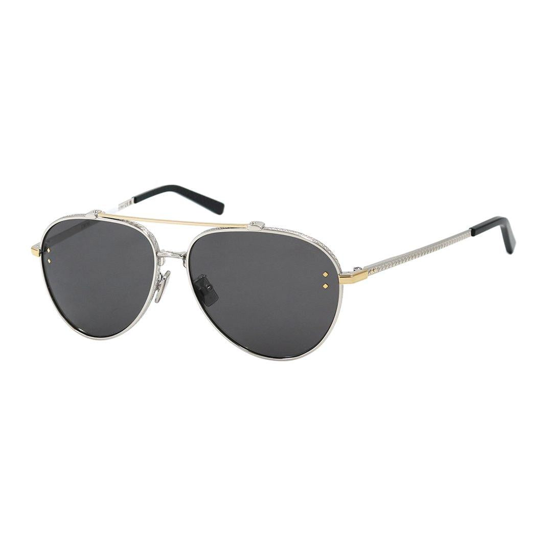 DIOR Pure Titanium Plastic Metal Aviator Sunglasses Unisex Silver