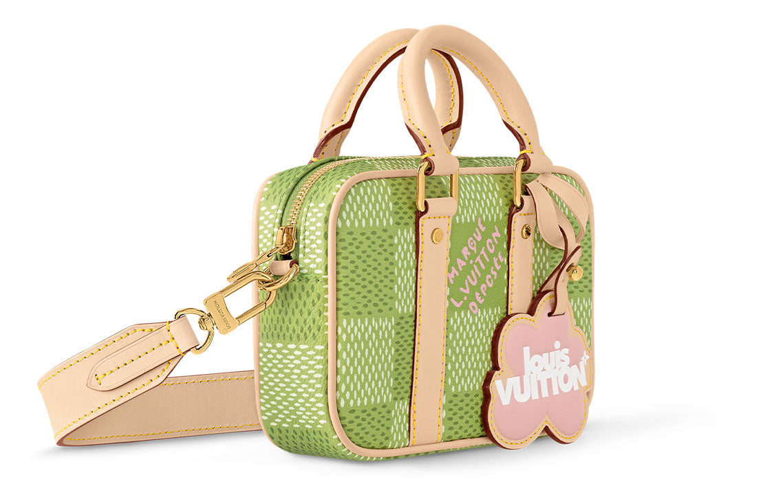 LOUIS VUITTON By Tyler The Creator Nano Porte Documents Voyage Green Damier Golf