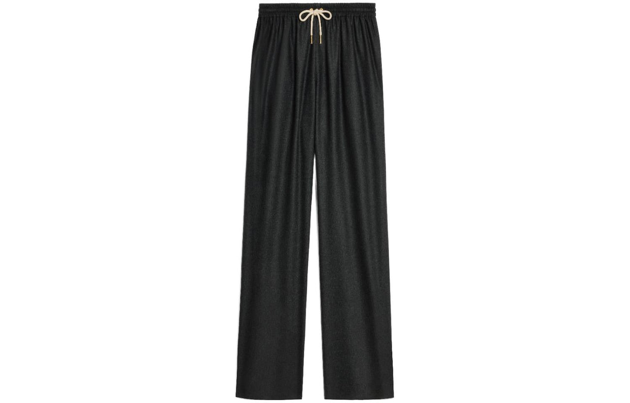 CELINE Straight Jogging Pants In Cashmere Flannel