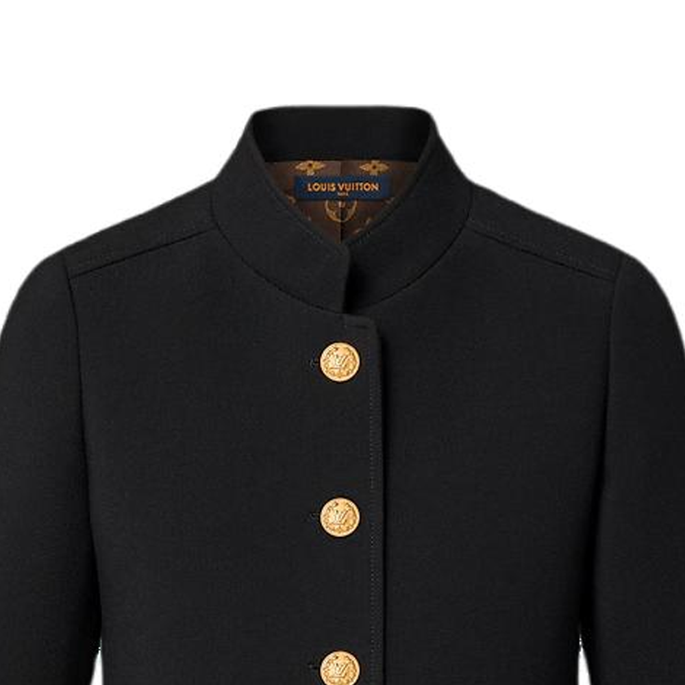 LOUIS VUITTON Lv Button Officer Jacket