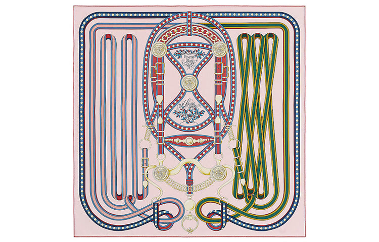 HERMES Silk Scarves Women's Multicolor