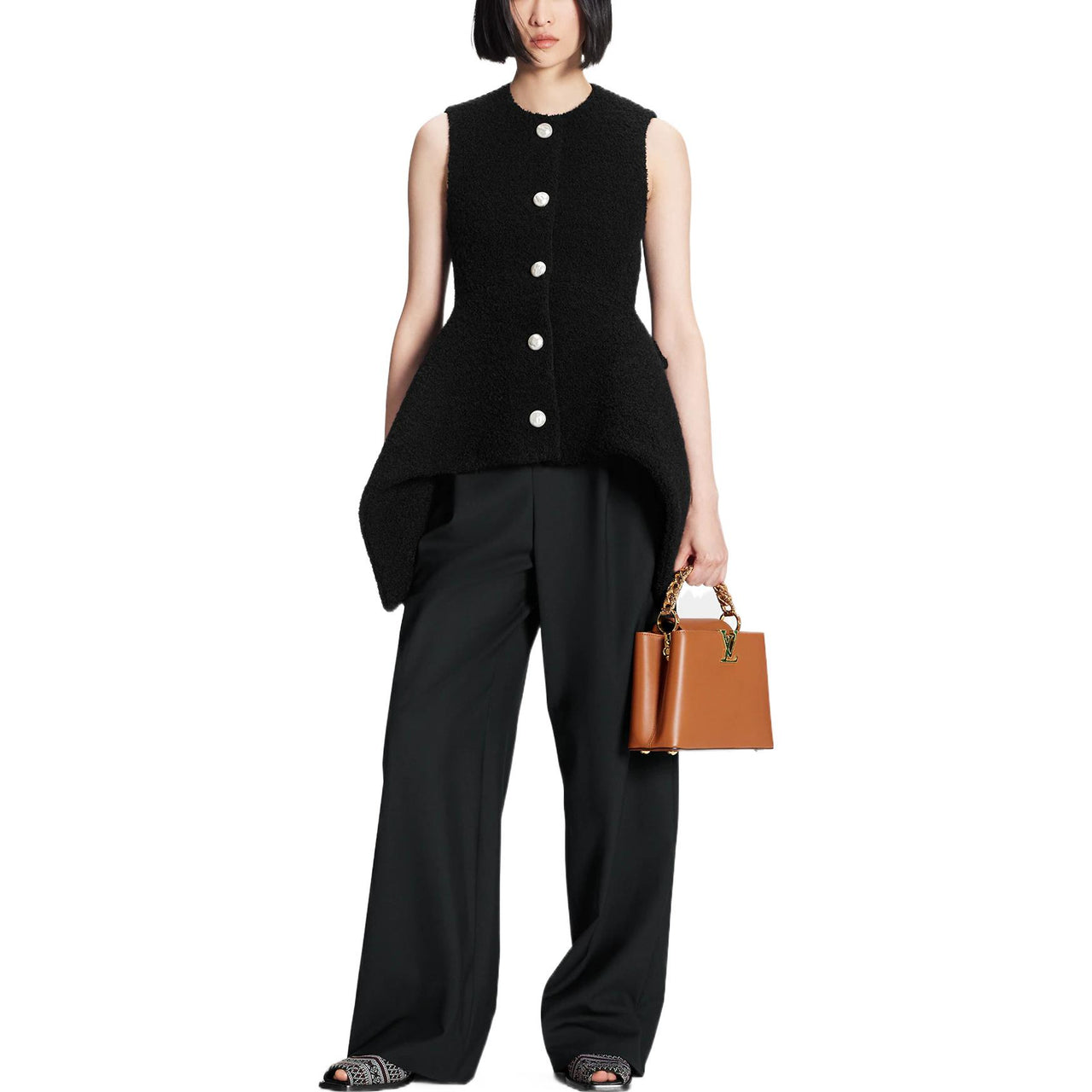 LOUIS VUITTON New Quarterly Products Of LV Vests Women's Black