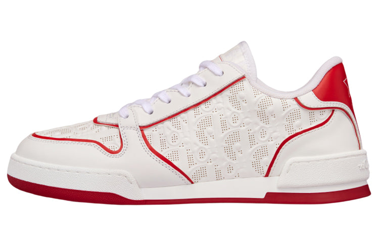 DIOR One White Sneakers Low Top Stylish Skateboarding Shoes Women's White