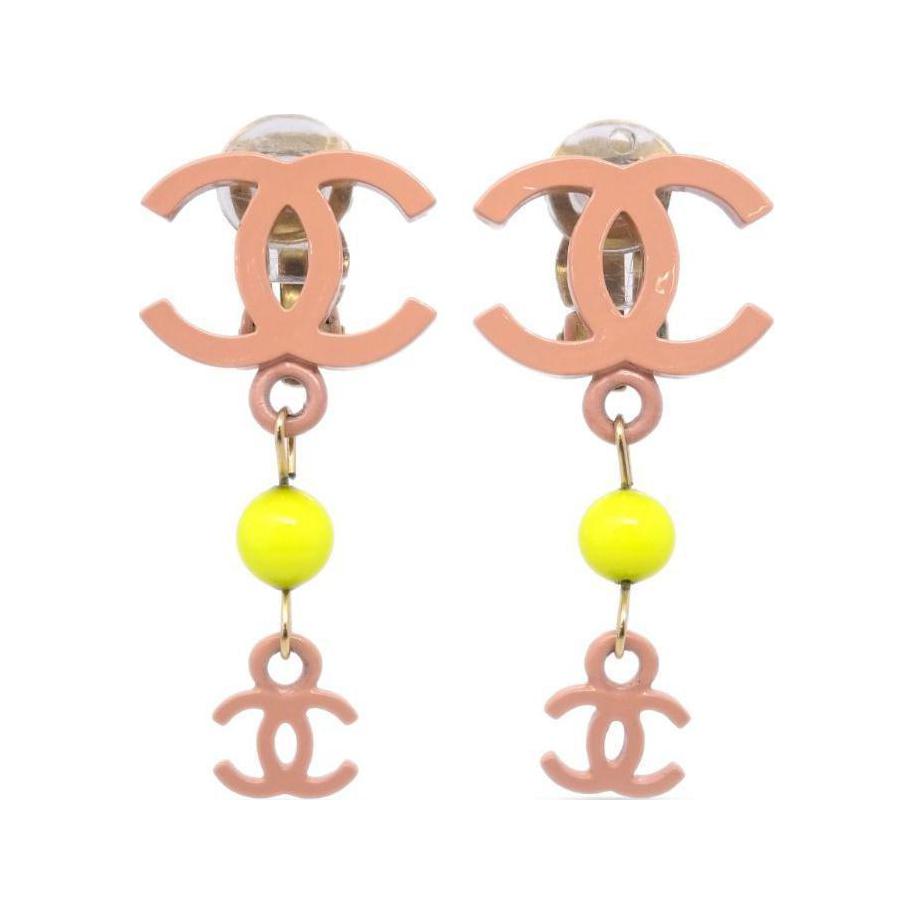CHANEL 2003 Dangle Clip-on Earrings