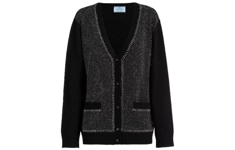 PRADA Cashmere Sweaters Women's Gray