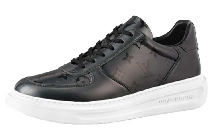 LOUIS VUITTON Beverly Hills Stylish Skateboarding Shoes Men's Black
