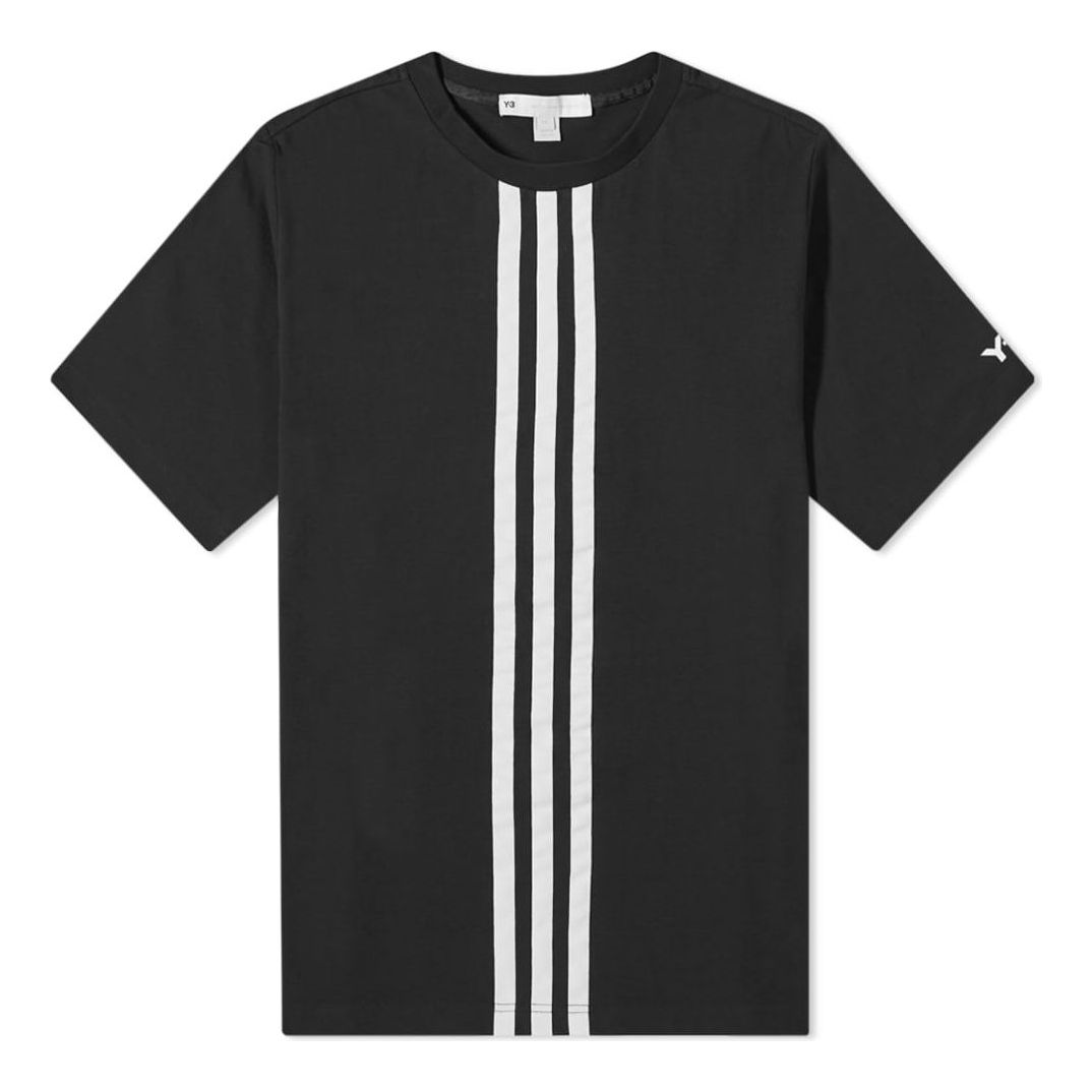 adidas Y-3 Center Front Stripes T-shirt 'Black White' HG6095