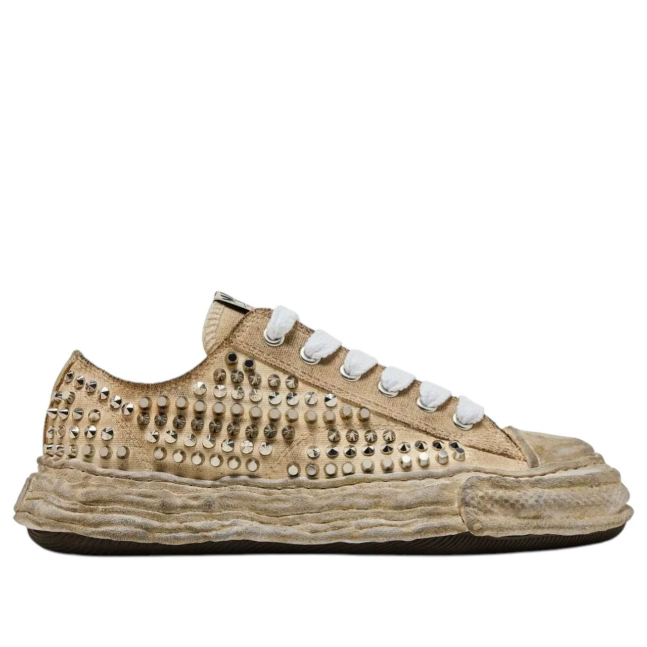 Maison MIHARA YASUHIRO Peterson 23 OG Sole Studded Canvas Low 'White' A13FW715-WHT