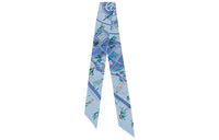 HERMES Silk Scarves Women's Blue