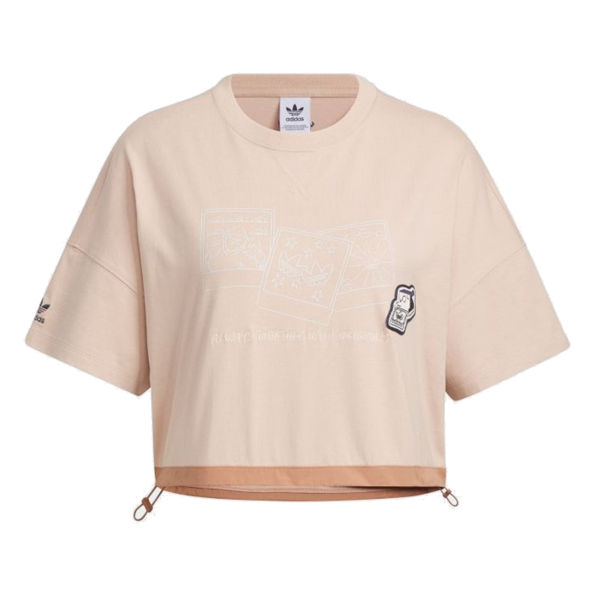 (WMNS) adidas originals x Yu Nagaba Short T-Shirt 'Pink' IS0650