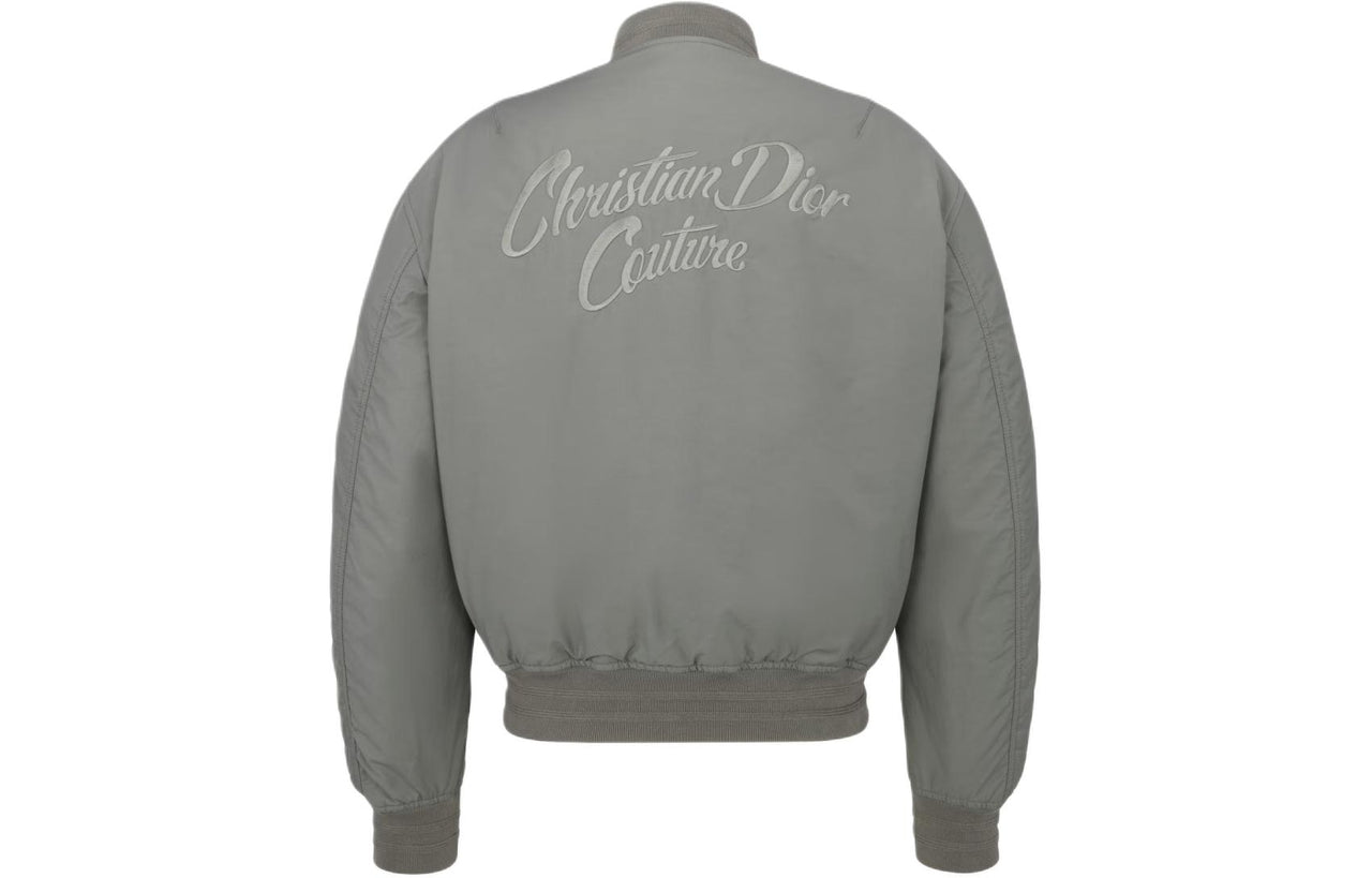 DIOR Logo Embroidered Bomber Jacket