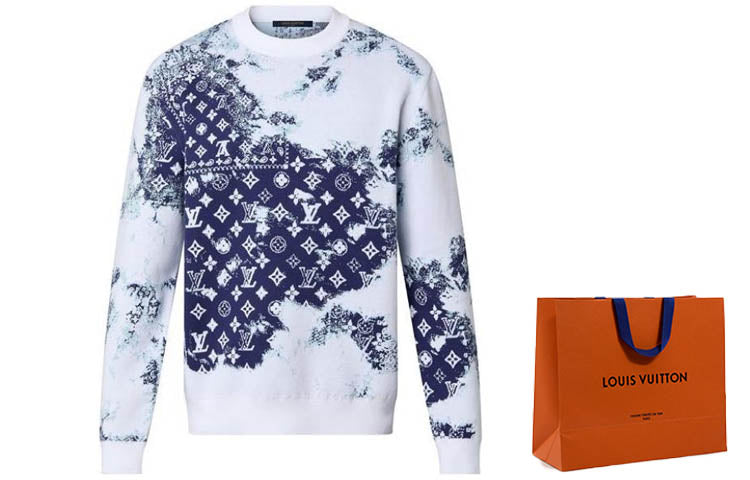 LOUIS VUITTON Monogram Bandana Crewneck