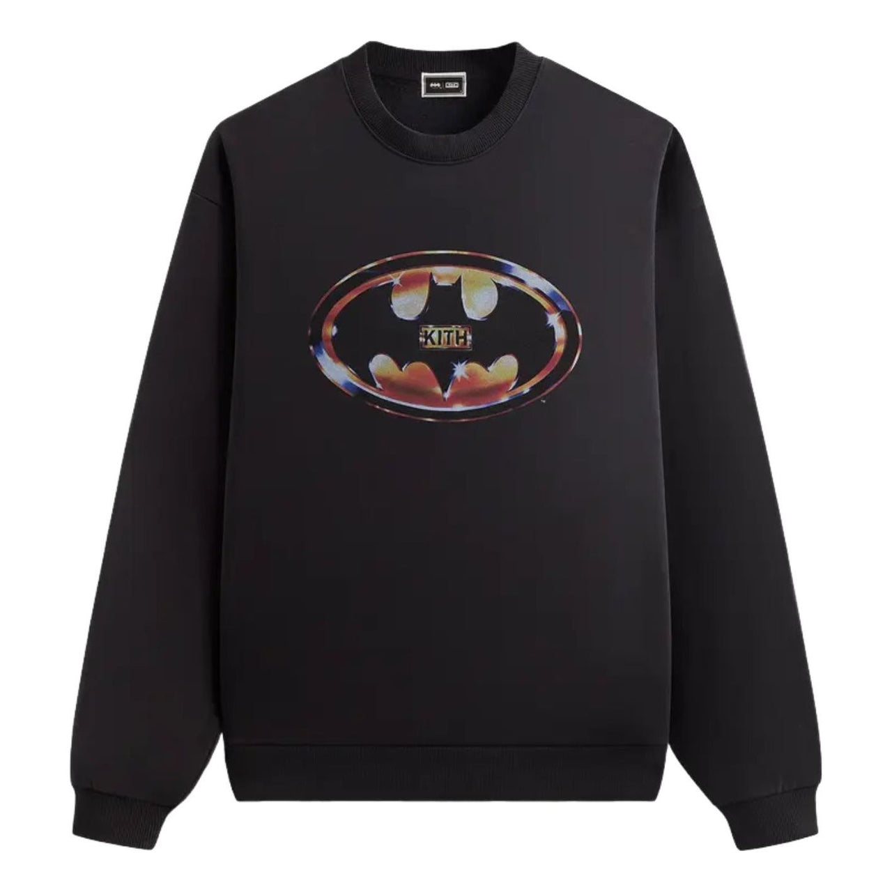 KITH x Batman Logo Vintage Nelson Crewneck 'Black' KHM032796-001