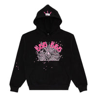 Sp5der Angel Number Hoodie 'Black' SS05FW24BLK
