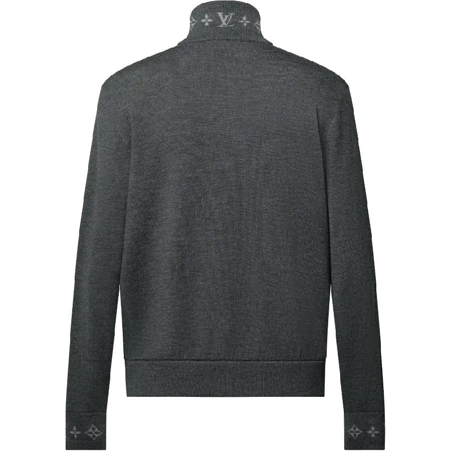 LOUIS VUITTON Double Face Knit Wool Travel Blouson