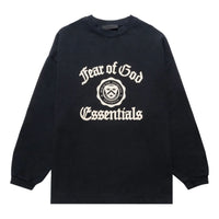 Fear of God Essentials FW24 Heavy Long Sleeve T-Shirt 'Black' 125HO242010F