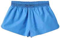 MIU MIU FW23 Embroidered Poplin Shorts Casual Shorts Women's Very Peri