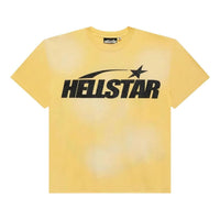 Hellstar Classic Black Glitter Logo T-Shirt 'Yellow' HSCC01TEE001-YELL