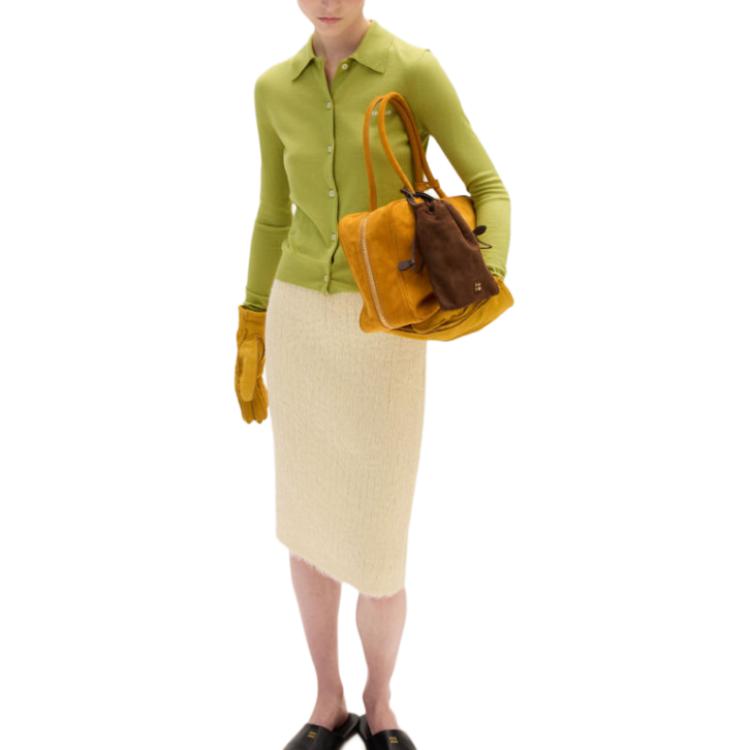 MIU MIU Cashmere Silk Cardigan 'Pistacchio'