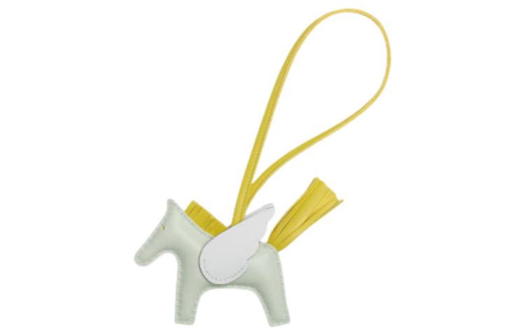 HERMES Pendants Unisex White/Yellow