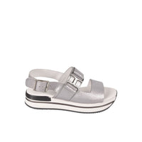 Hogan Logo-Buckle Detail Sandals