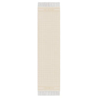 DIOR Cashmere, Wool, Metal Thread, Viscose, Metallic Polyester Knit Scarves Women's Khaki