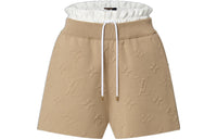LOUIS VUITTON New Quarterly Products Of LV Casual Shorts Women's Brown