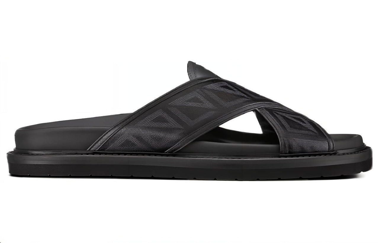 DIOR Aqua Slip Resistant Slide Slippers Men's Black