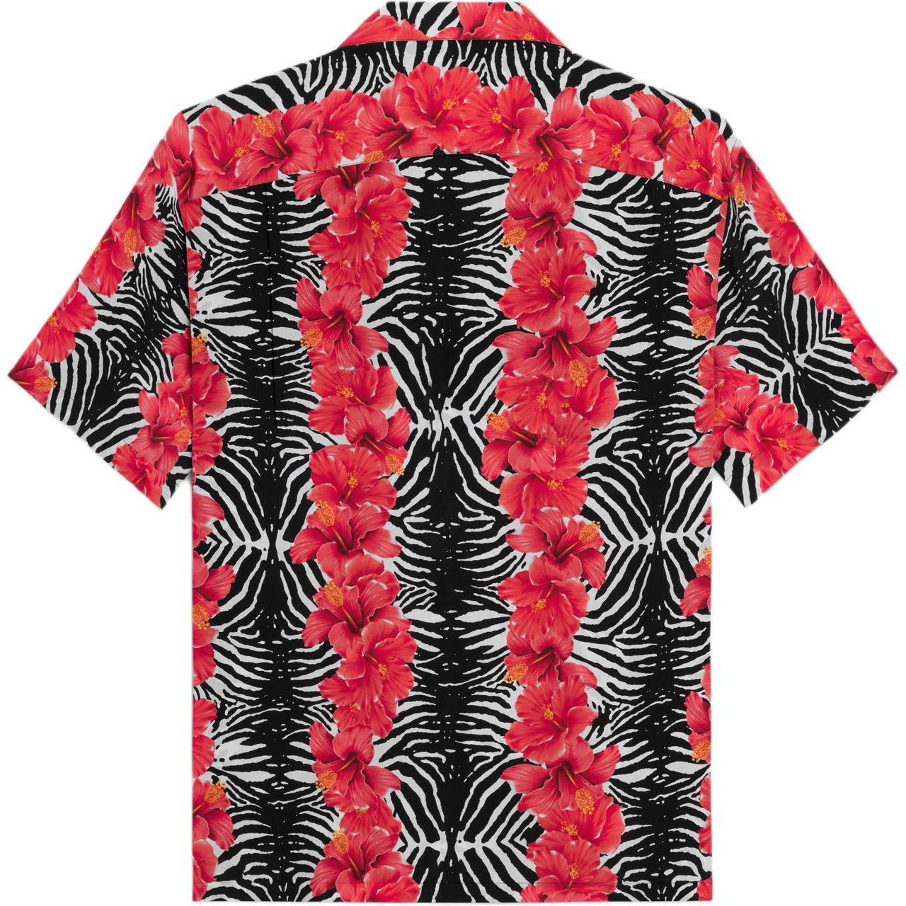 CELINE Hawaiian Shirt In Crepe De Chine
