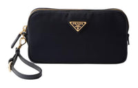 PRADA Re-Edition Recycled Nylon Clutch Women's Marine