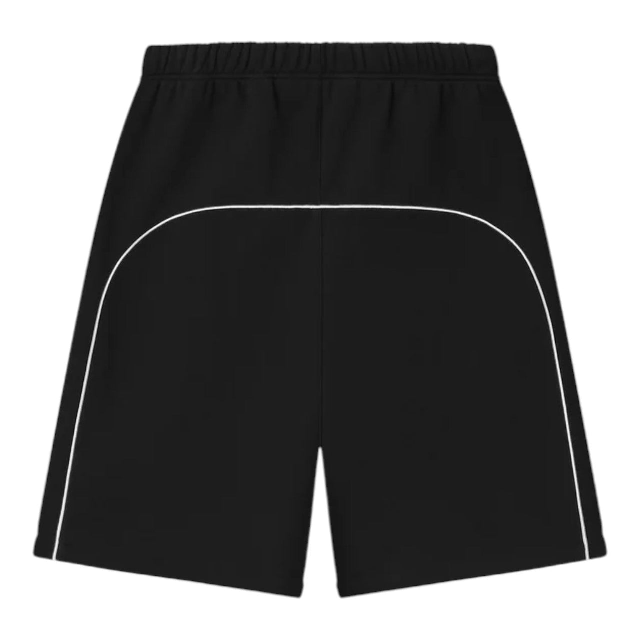 Fear of God Essentials Relaxed Fleece Sweatshort With Piping 'Jet Black Cloud White' 160SP254550F