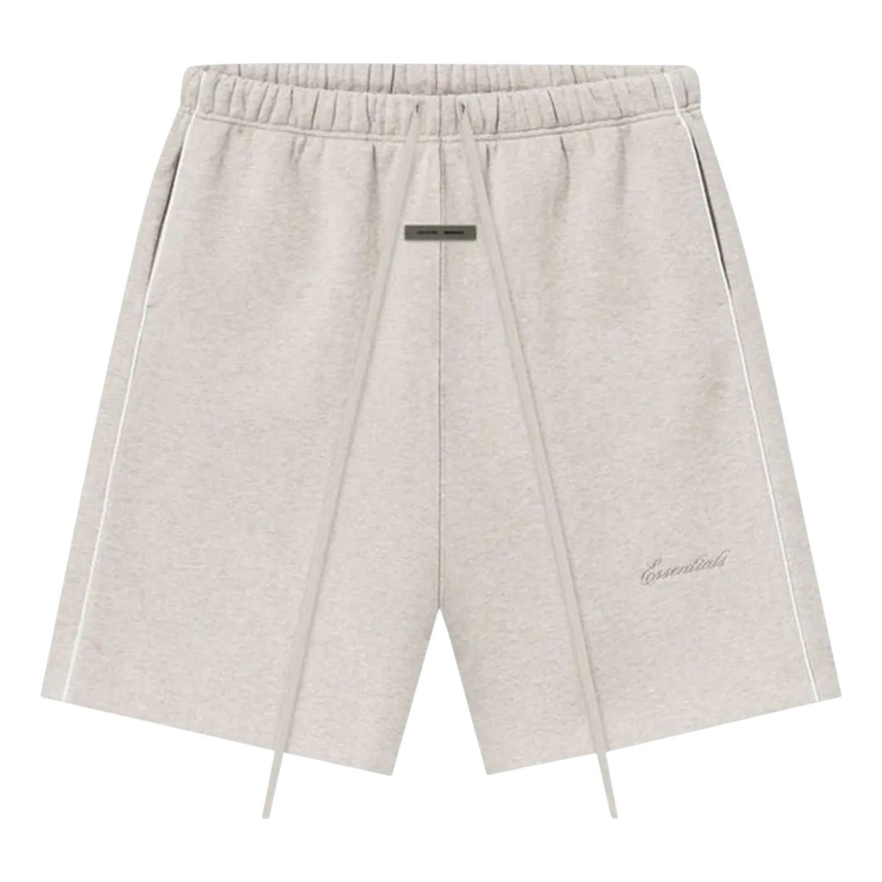 Fear of God Essentials Relaxed Fleece Sweatshort With Piping 'Heather Stone Cloud White' 160SP254552F